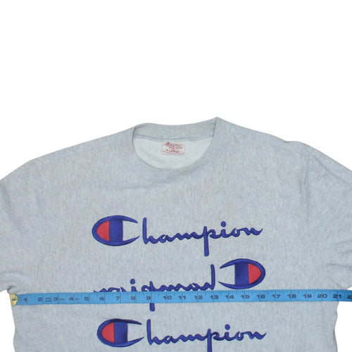 Champion Men Grey XL Reverse Weave Pullover Sweatshirt