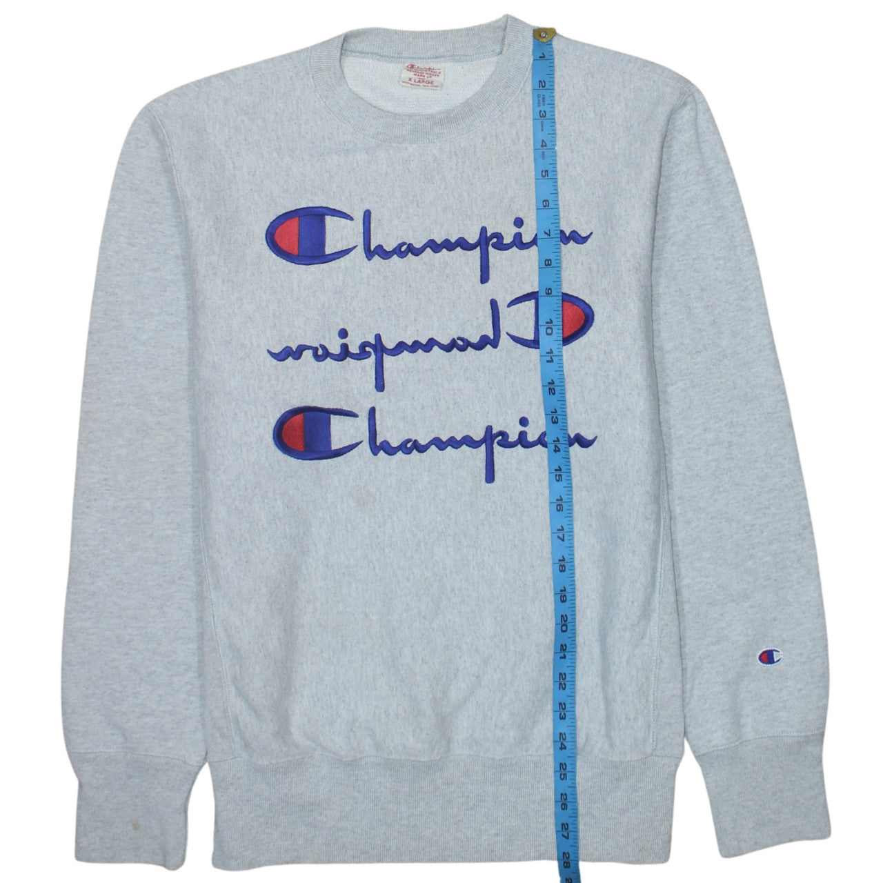 Champion Men Grey XL Reverse Weave Pullover Sweatshirt