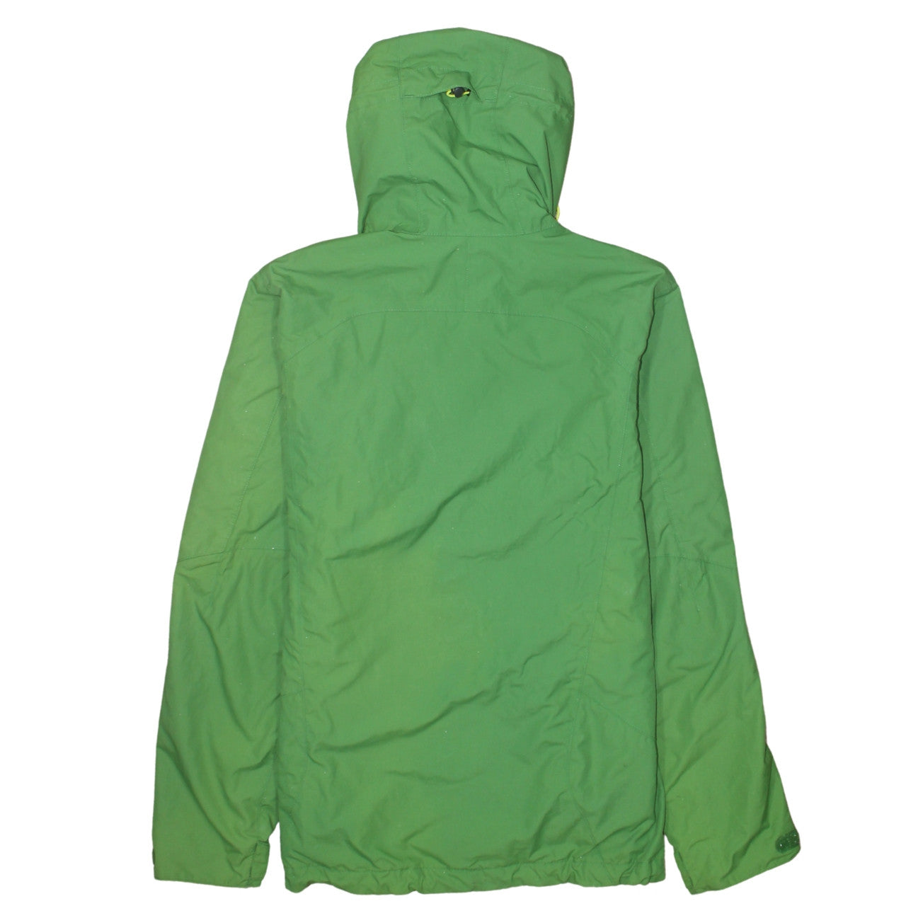 Jack Wolfskin Men’s Green Waterproof Hooded Rain Jacket Size S