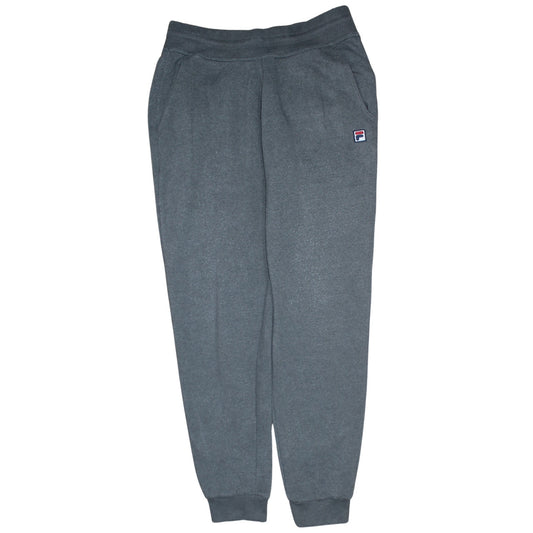 Fila Men's Grey Jogger Sweatpants M Regular Fit Elastic Waist