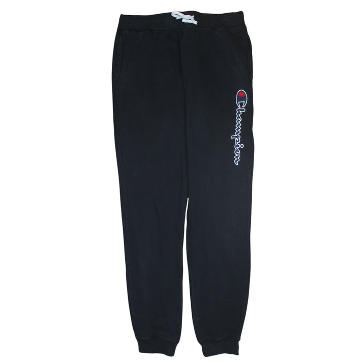 Champion Boys Black 2XL Sweatpants Jogger Trousers with Logo Embroidery