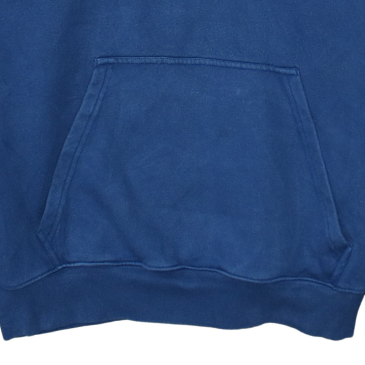 Adidas Men Blue Pullover Hoodie Size M Logo Fleece Sweatshirt