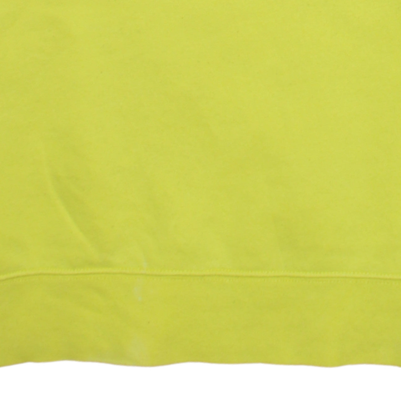Nike Men Yellow Crew Neck Pullover Sweatshirt M Regular Fit Fleece