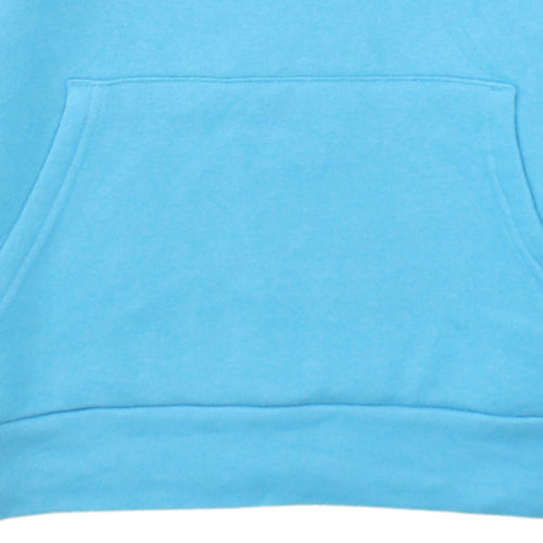 Under Armour Boys Blue Pullover Hoodie Size 10-11 Years Fleece Logo Sweatshirt