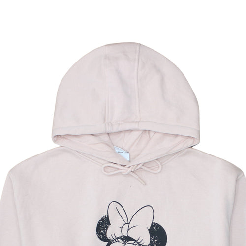 Disney Minnie Mouse Women's Beige Pullover Hoodie Size L