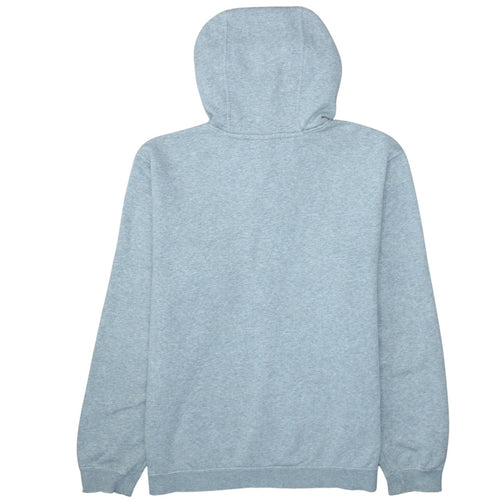 Nike Men's Grey Pullover Hoodie L Logo Fleece Casual Sportswear