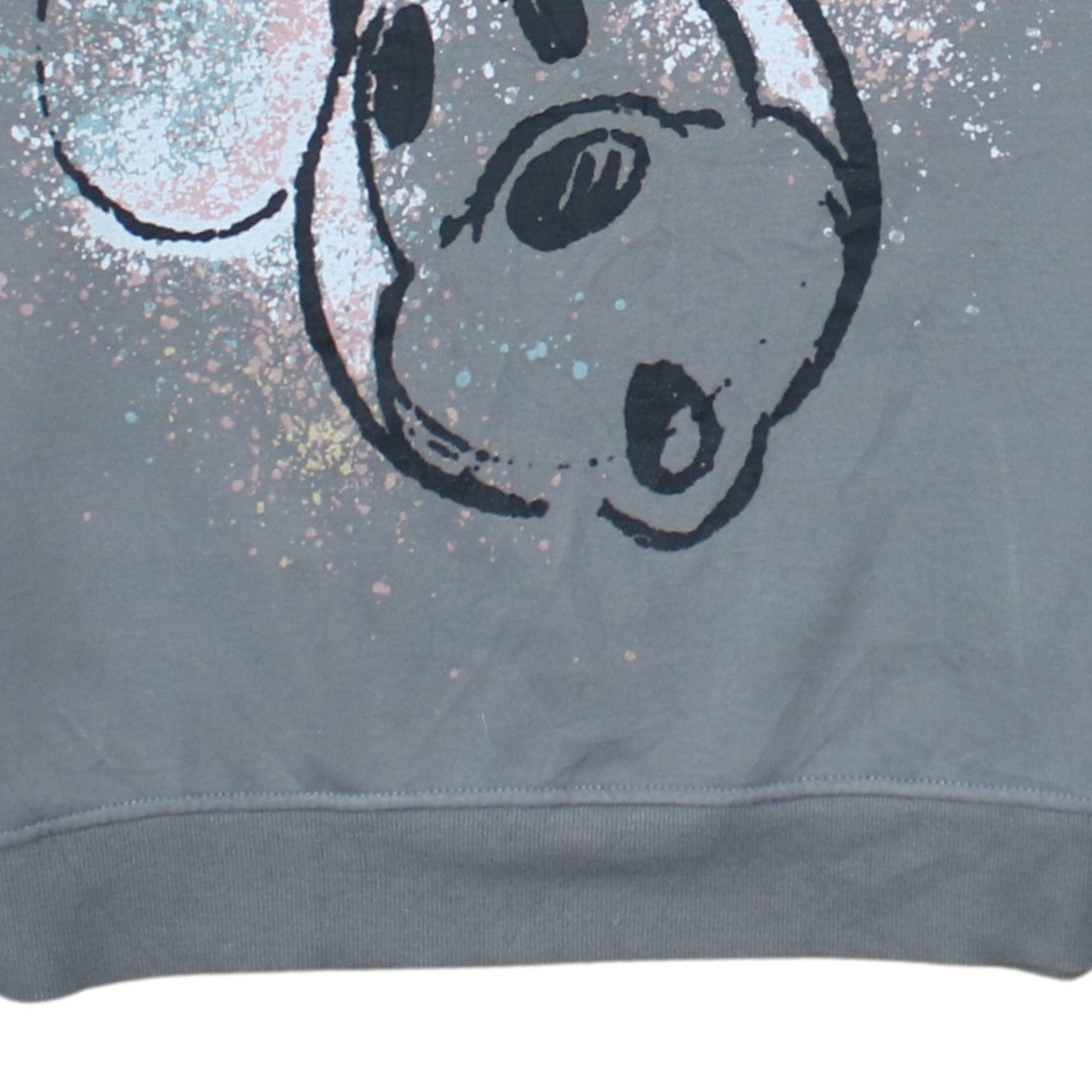 Disney Women's Grey Mickey Mouse XS Pullover Sweatshirt