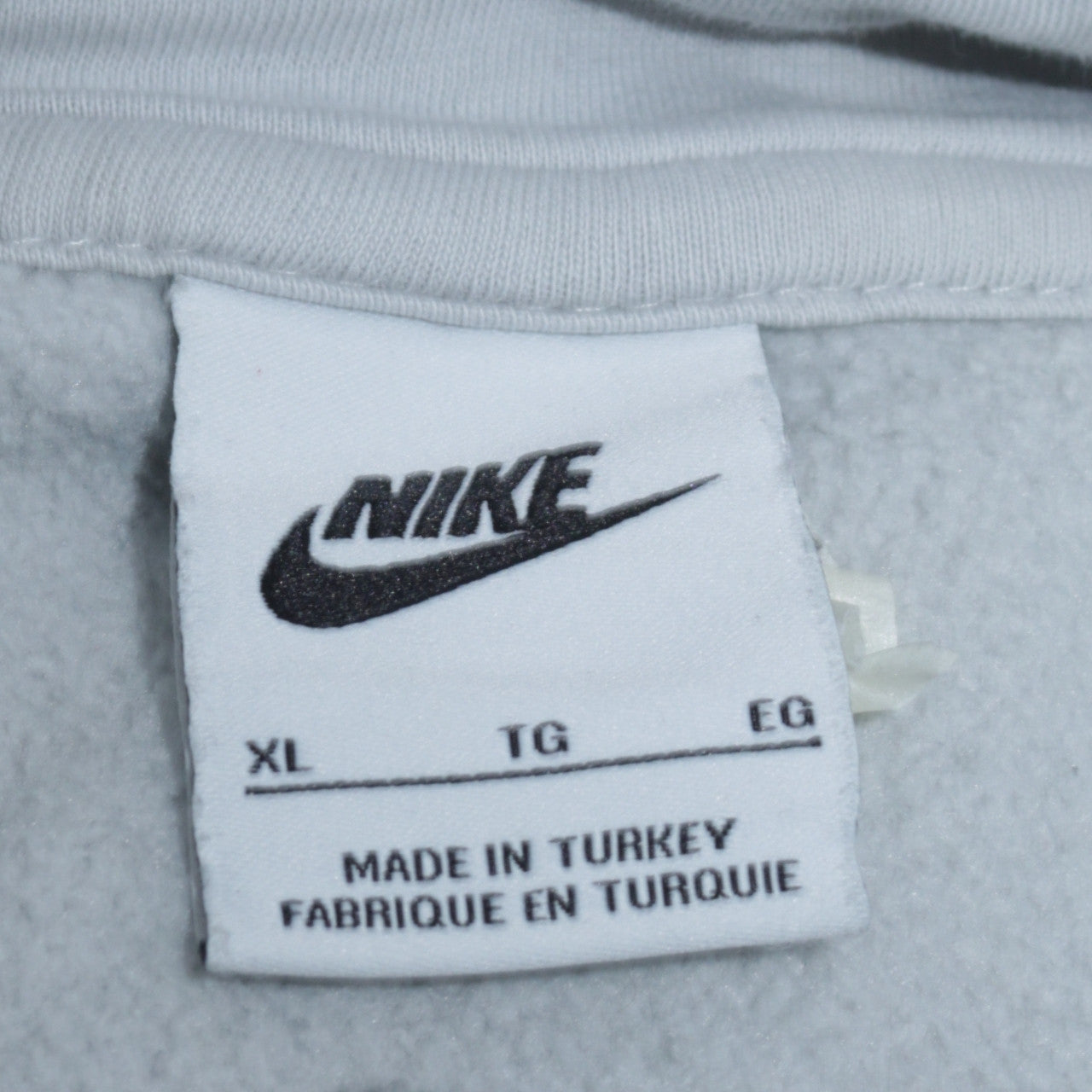 Nike Mens Light Blue XL Pullover Hoodie with Graphic Print