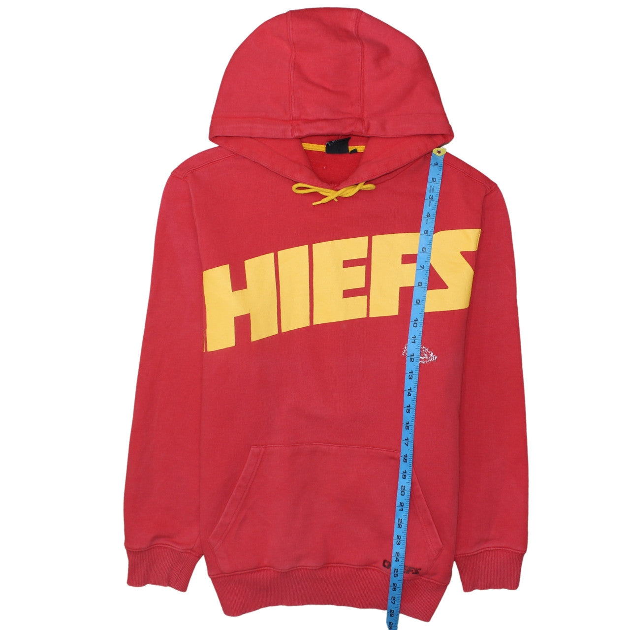 NFL Team Apparel Men's Red Chiefs Hoodie Pullover Size L