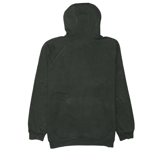 Adidas Men's Green Logo Pullover Hoodie L Fleece Sportswear