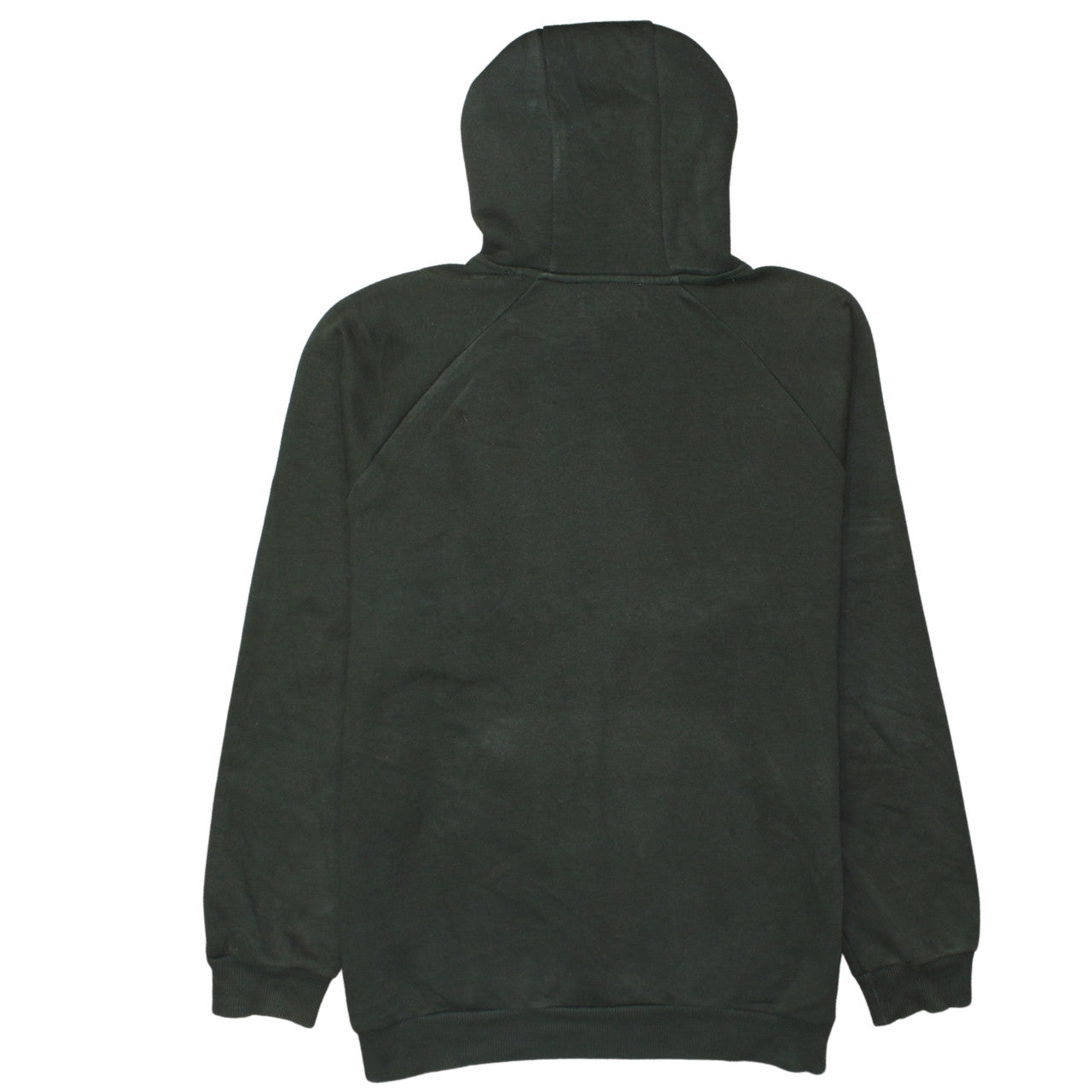 Adidas Men's Green Logo Pullover Hoodie L Fleece Sportswear