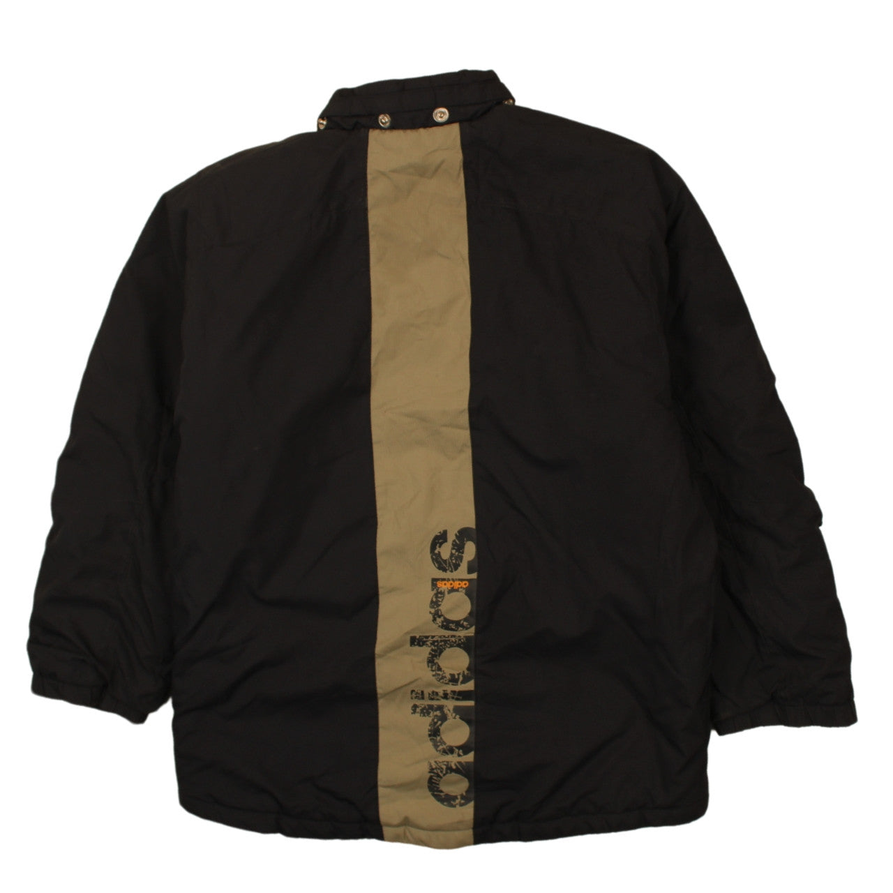 Adidas Boys Black Puffer Jacket 12 Years Hooded Winter Coat