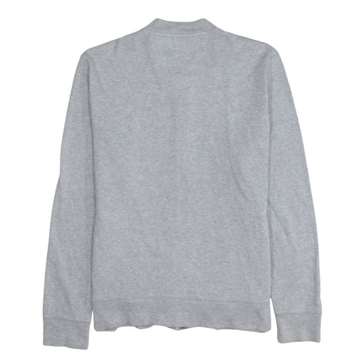 Nautica Mens Grey Cotton Full Zip Basic Jacket Size L