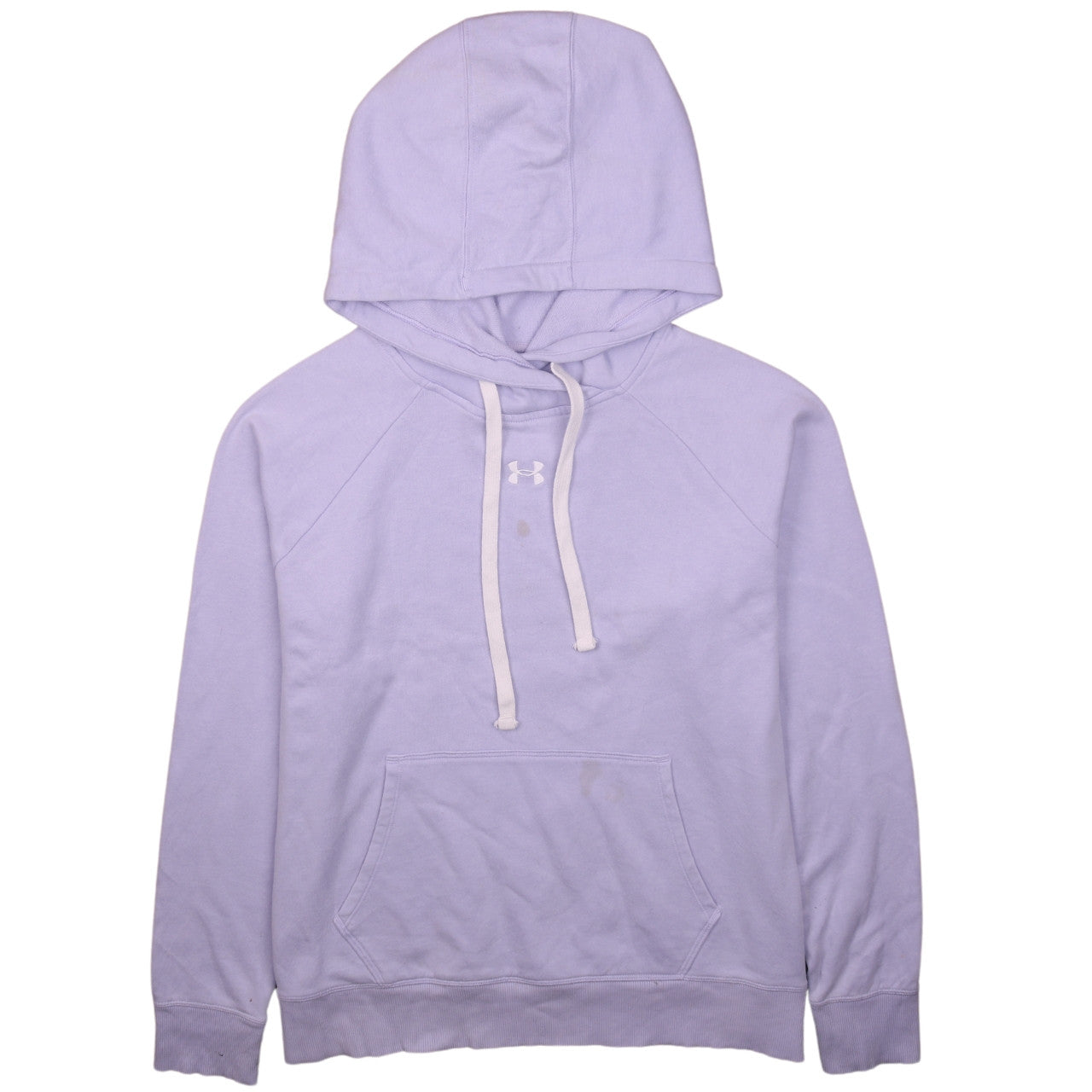 Under Armour Womens Lilac Pullover Hoodie Size L Loose Fit