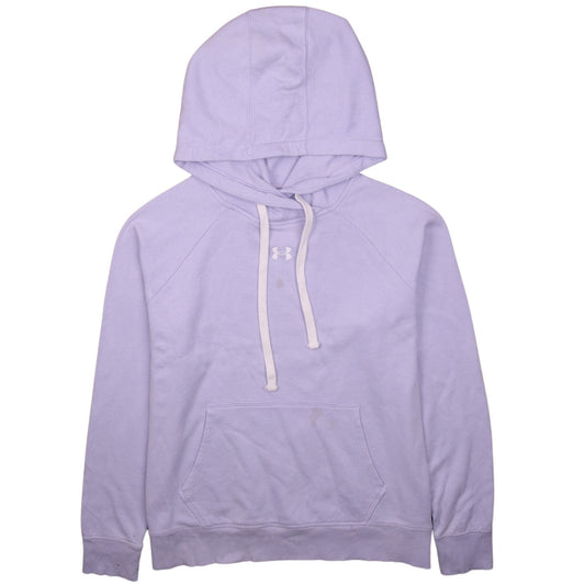 Under Armour Womens Lilac Pullover Hoodie Size L Loose Fit