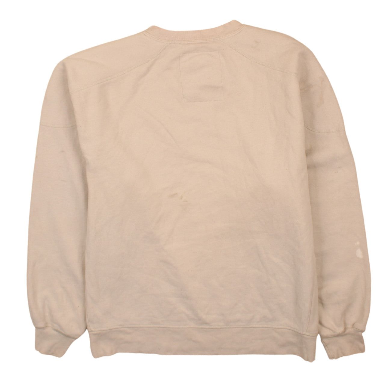 Champion Men's Beige Crew Neck Pullover Sweatshirt Size L