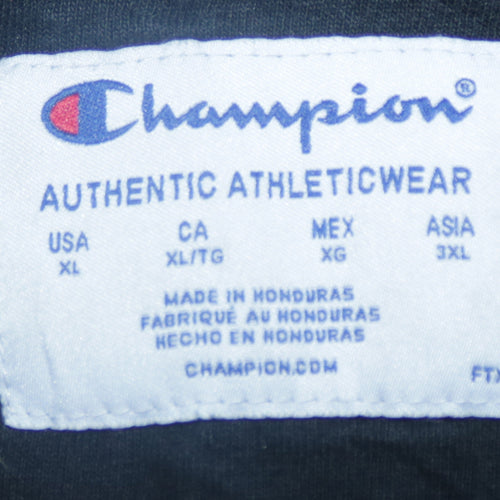 Champion Men’s Beige Pullover Hoodie XL Fleece Athletic Sweatshirt
