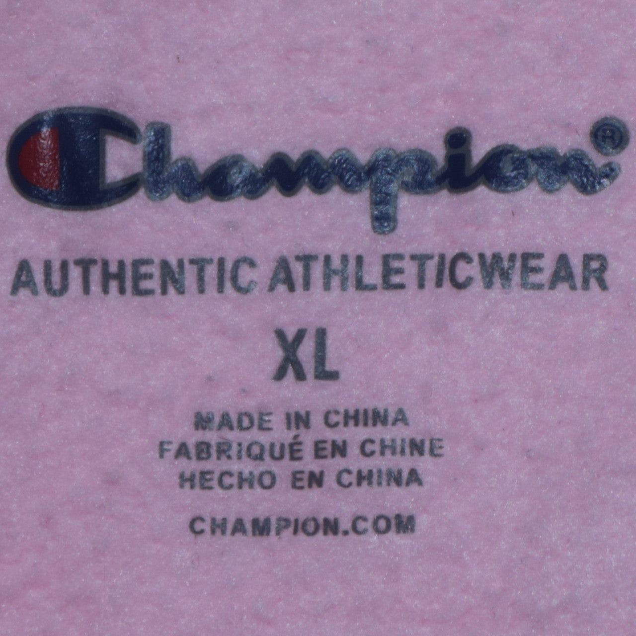 Champion Womens Pink XL Pullover Hoodie Sweatshirt