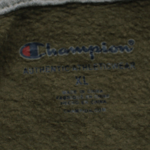 Champion Boys Green XL Camouflage Logo Pullover Hoodie Sweatshirt