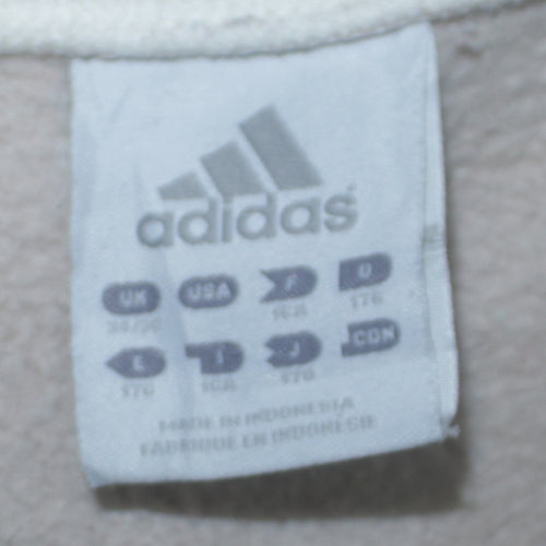 Adidas Boys Beige V-Neck Pullover Sweatshirt Size 176 Long Sleeve