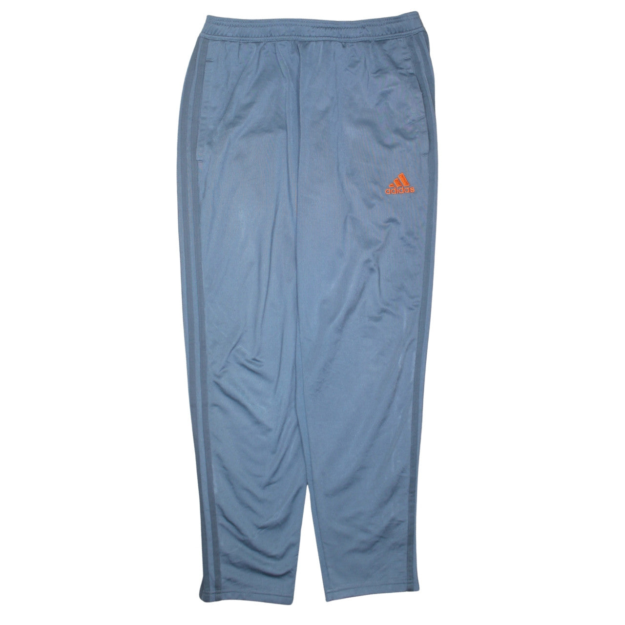 adidas Men's Blue Track Pants M Regular Fit Elastic Waist Activewear