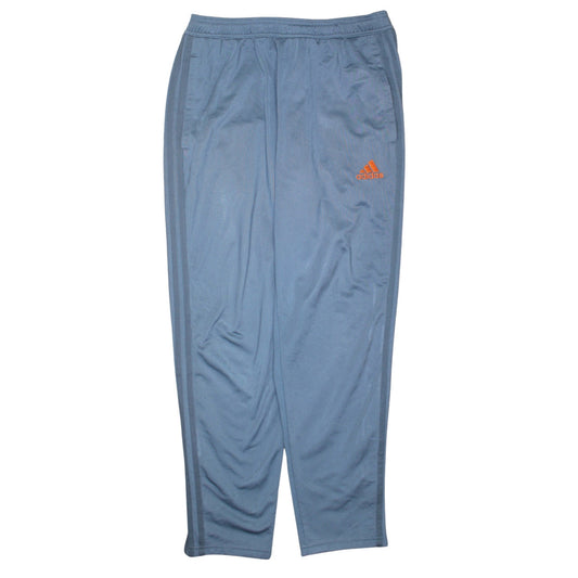 adidas Men's Blue Track Pants M Regular Fit Elastic Waist Activewear