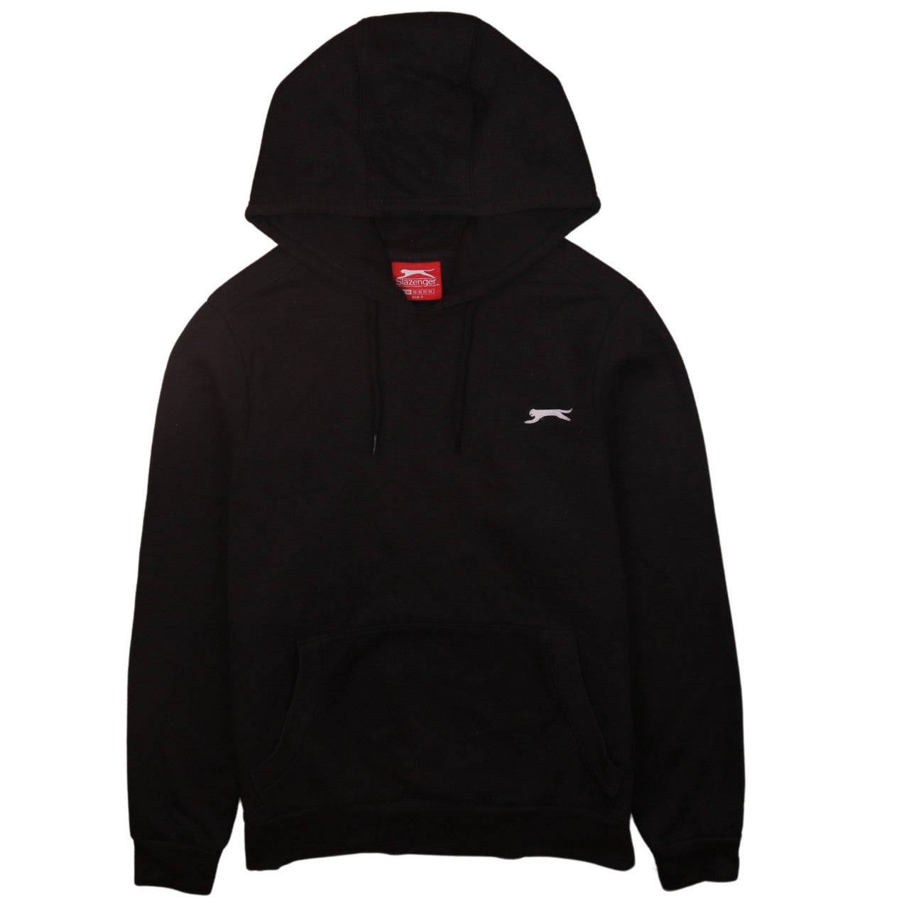 Slazenger Mens Black XS Pullover Hoodie with Logo