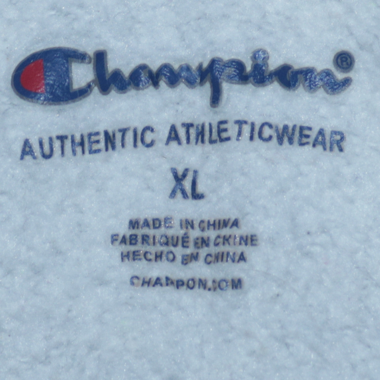 Champion Men's Grey XL Pullover Hoodie Embroidered Logo Sports Style