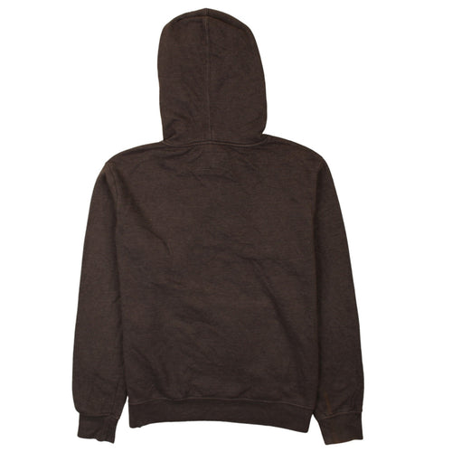 Champion Men's Brown Pullover Hoodie M Logo Fleece Sweatshirt