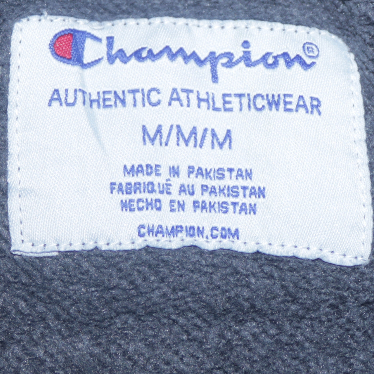 Champion Men's Brown Pullover Hoodie M Logo Fleece Sweatshirt