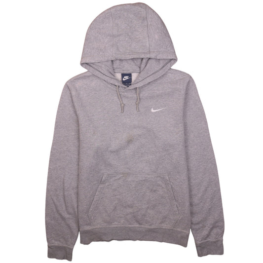 Nike Men's Grey Pullover Hoodie S Regular Fit Sports Fleece