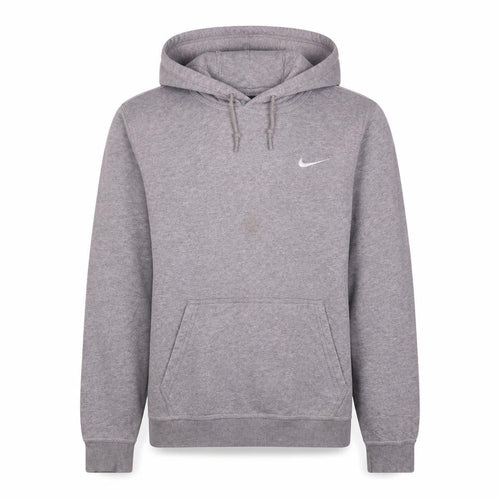 Nike Men's Grey Pullover Hoodie S Regular Fit Sports Fleece