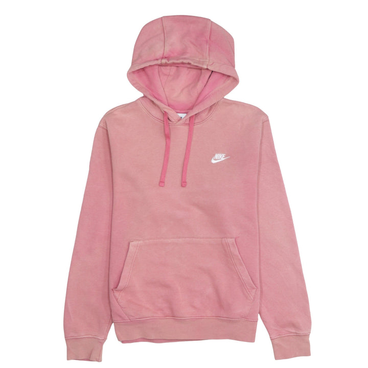 Nike Women Pink Pullover Hoodie Small Hooded Sweatshirt