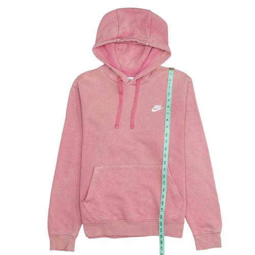 Nike Women Pink Pullover Hoodie Small Hooded Sweatshirt