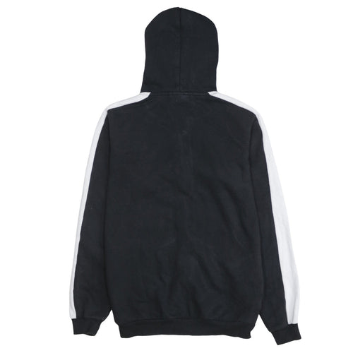Puma Boys Black Full Zip Hoodie 15-16 Years Sportswear Logo Cotton Blend