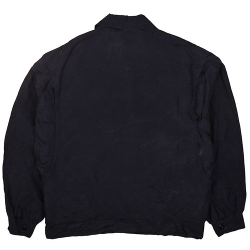 John Monroe Men's Blue Cotton Zip Basic Jacket M