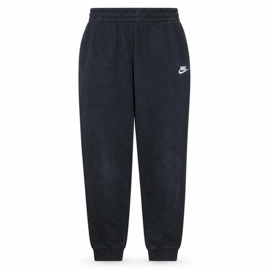 Front view of Nike boys’ black xl jogger sweatpants fleece tapered activewear trousers