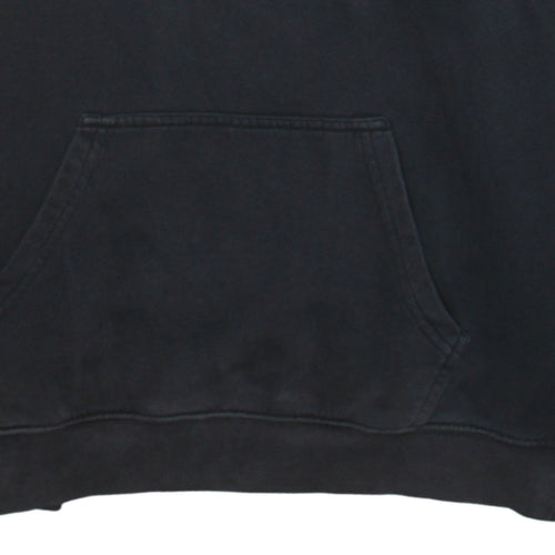 Champion Men's Black Pullover Hoodie Medium Logo Fleece Sweatshirt