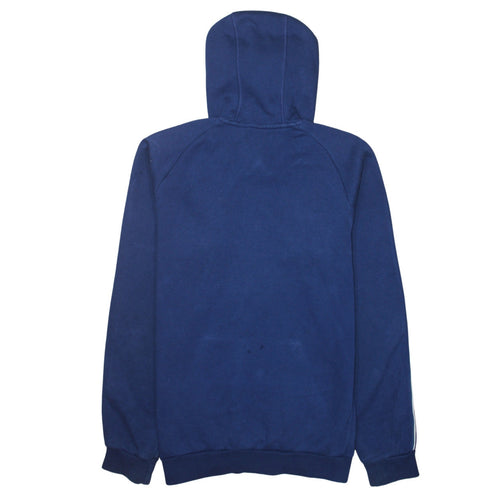 Adidas Men's Blue Pullover Hoodie Small Regular Fit Sports Fleece