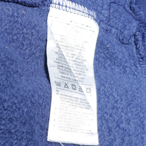 Adidas Men's Blue Pullover Hoodie Small Regular Fit Sports Fleece