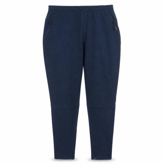 Front view of Adidas Men’s Blue Jogger Sweatpants L Tapered Fit Active Trousers