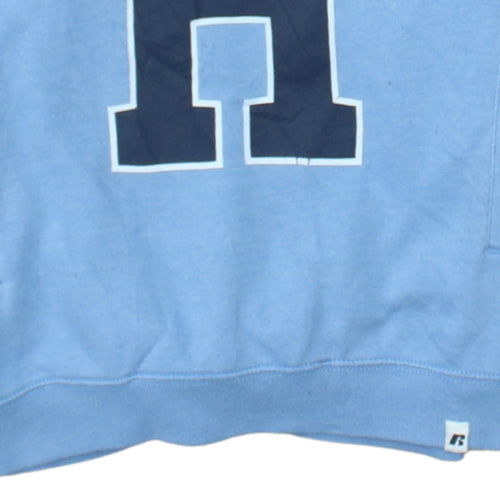 Russell Athletic Boys Blue Pullover Hoodie 12-13 Years Regular Fit