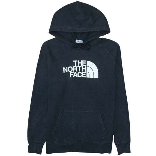 The North Face Womens Black Pullover Hoodie Size M Cotton Blend
