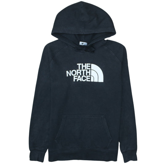 The North Face Womens Black Pullover Hoodie Size M Cotton Blend