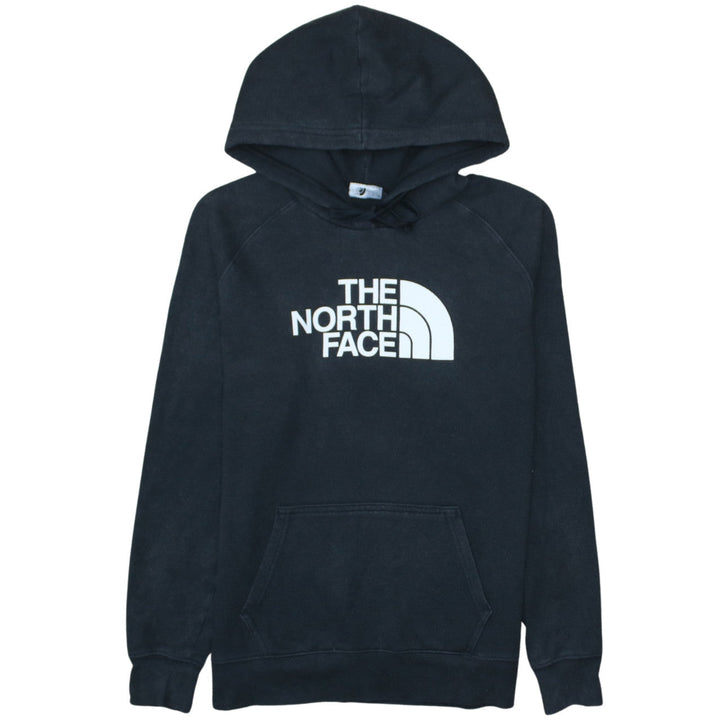 The North Face Womens Black Pullover Hoodie Size M Cotton Blend