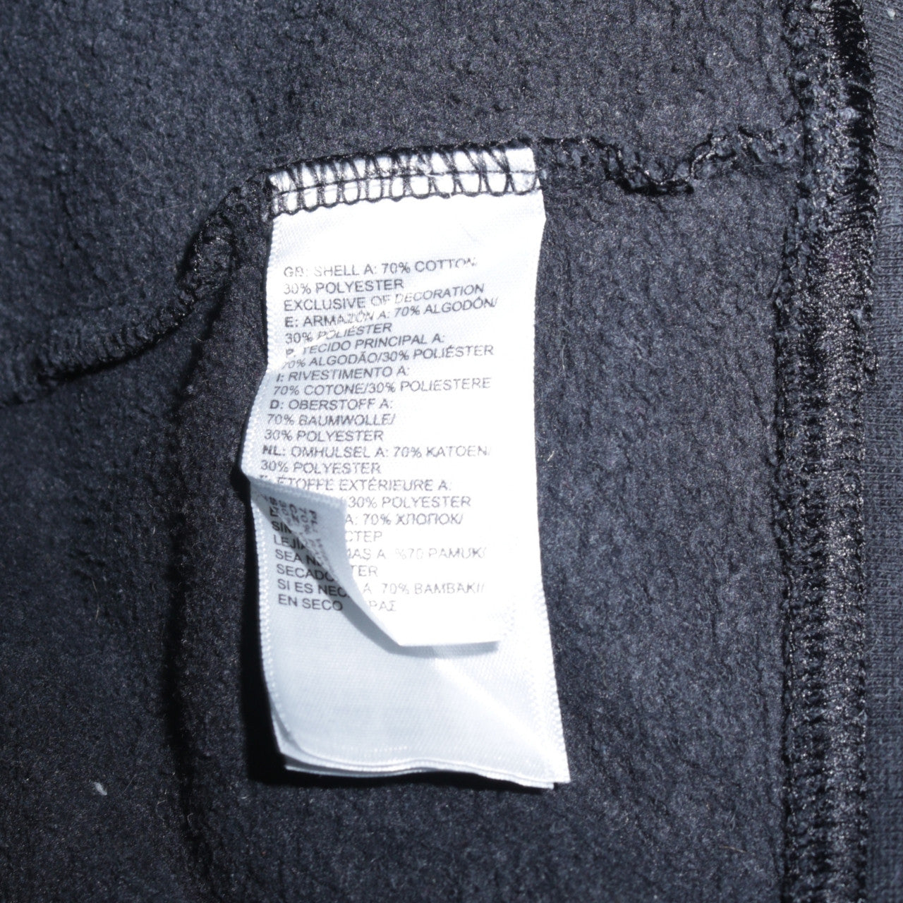 The North Face Womens Black Pullover Hoodie Size M Cotton Blend