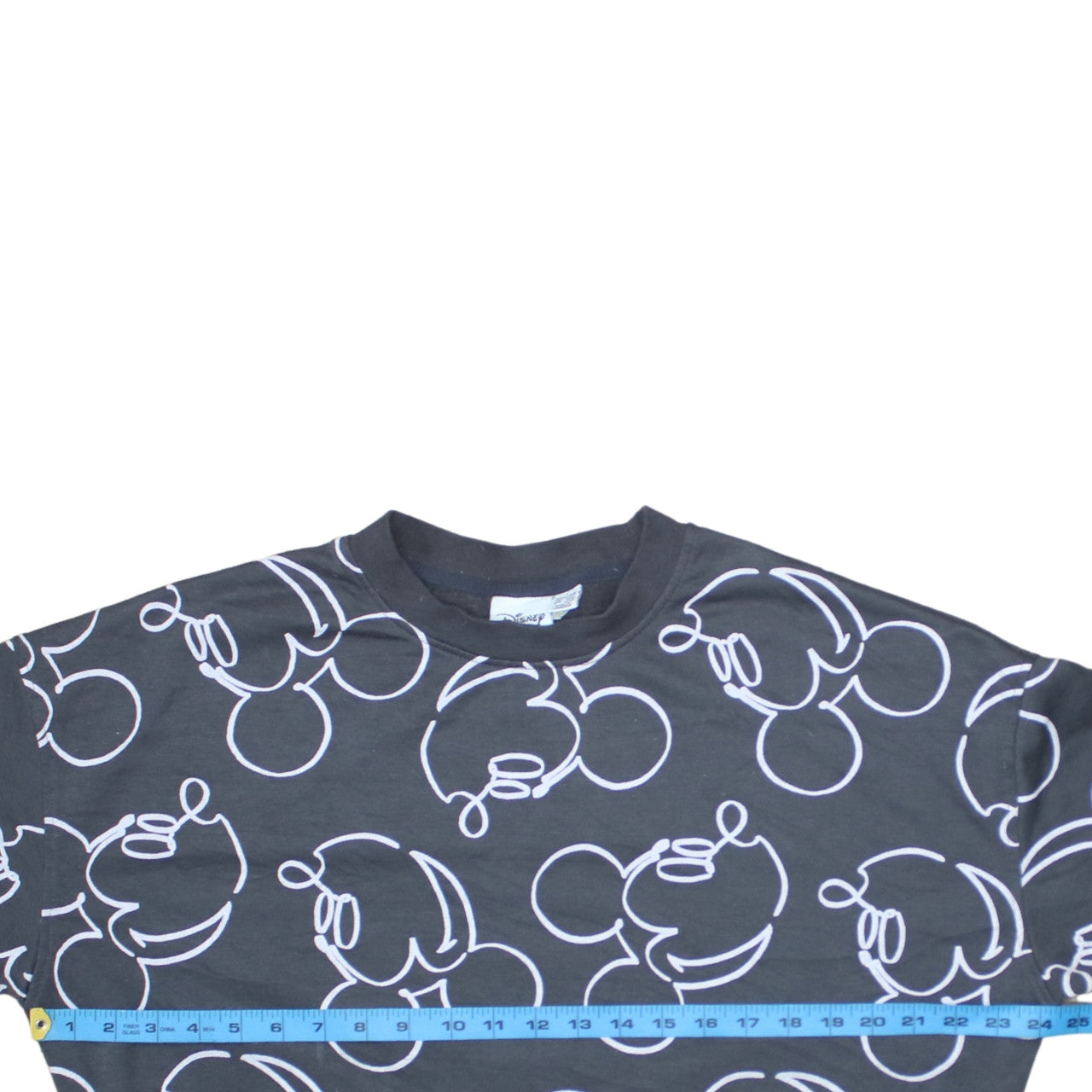 Disney Primark Women Black Mickey Mouse Sweatshirt Size L 14/16