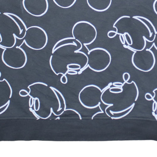 Disney Primark Women Black Mickey Mouse Sweatshirt Size L 14/16