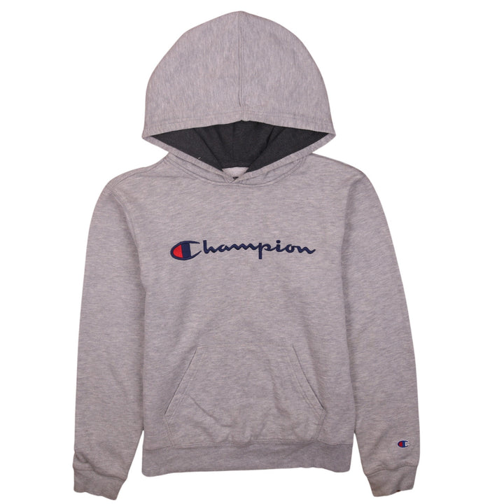 Champion Womens Grey XL Pullover Hoodie with Logo Detail