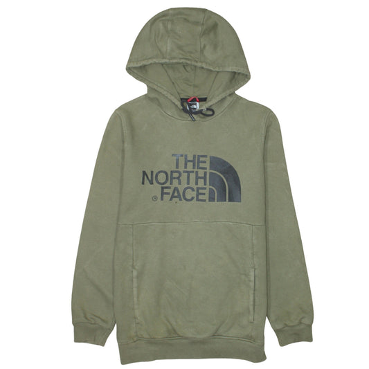 The North Face Womens Green Pullover Hoodie Small Cotton Casual